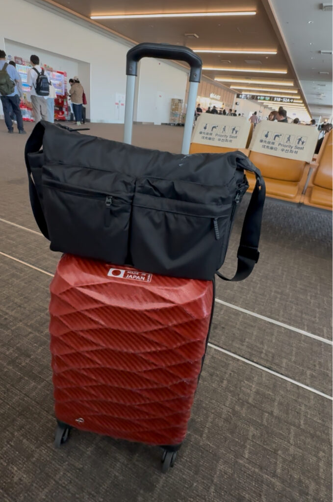 ジンエアーで機内に持ち込んだ手荷物