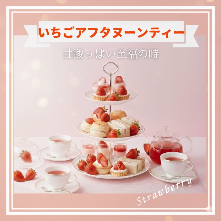 いちごアフタヌーンティー特集
