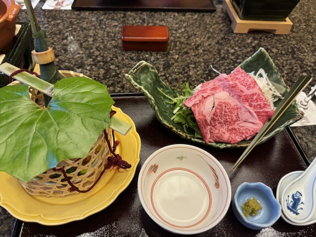 温泉宿の食事