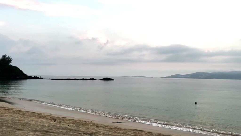 ハレクラニ沖縄のプライベートビーチ