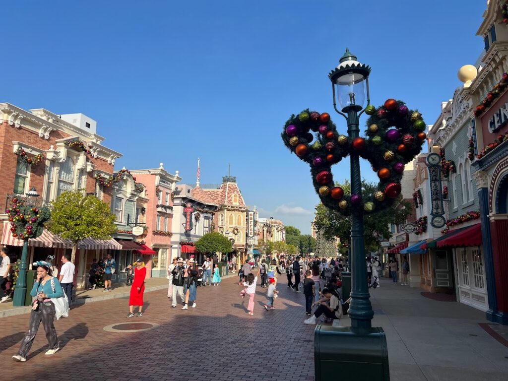 香港ディズニーランドメインストリートUSA