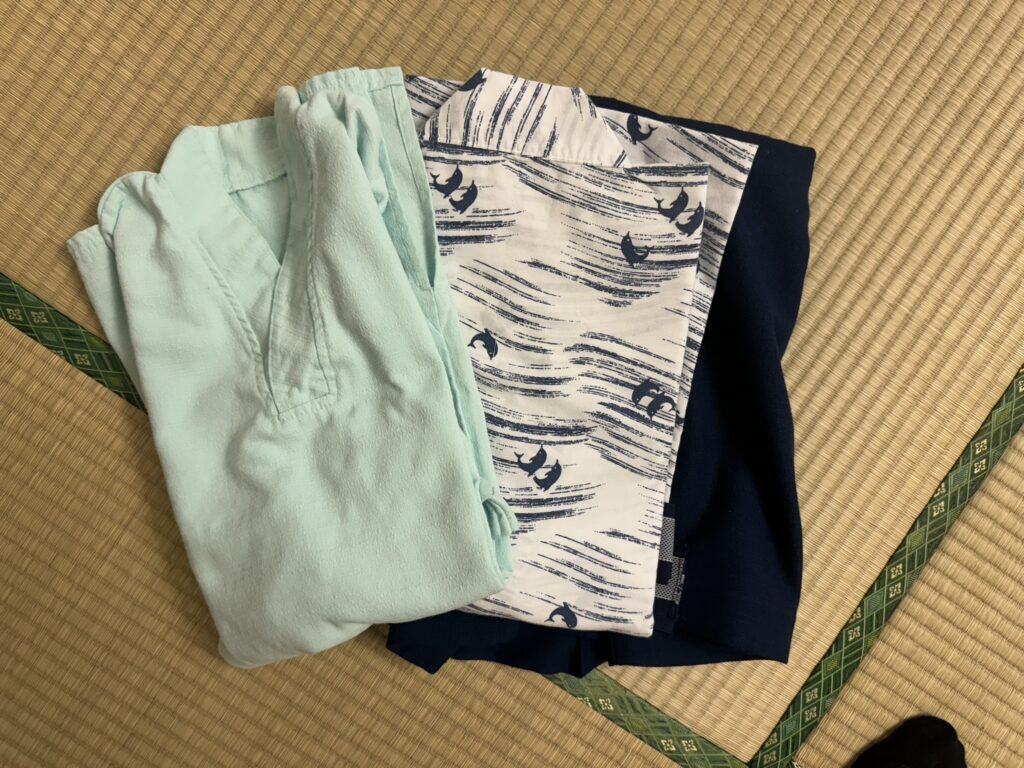 ホテルオークラ東京ベイの和室のパジャマは浴衣