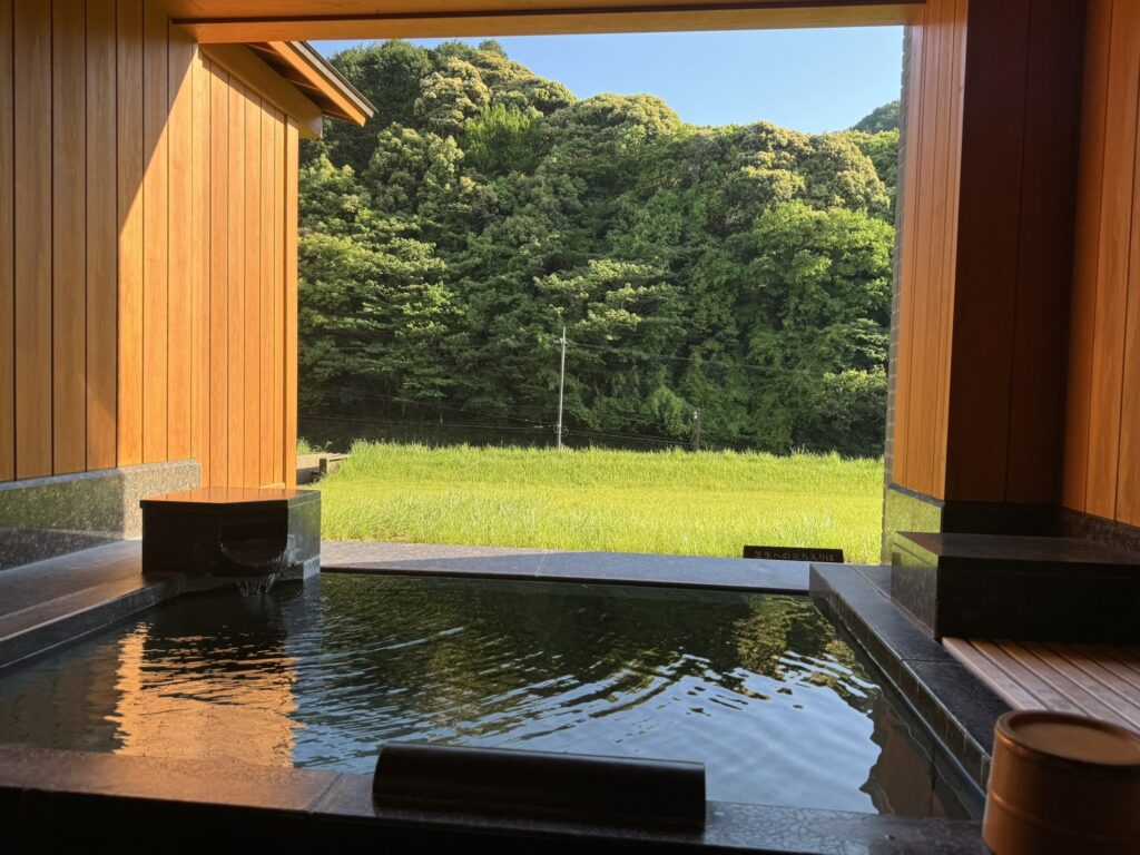 大谷山荘 露天風呂付き客室 ブログ