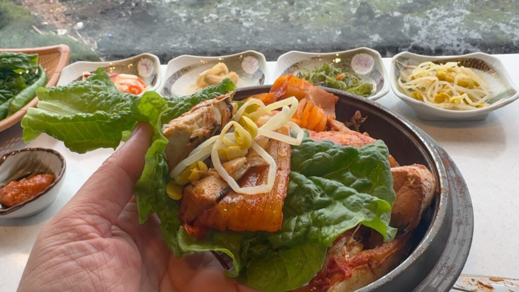 Yichunok mackerel ssambap