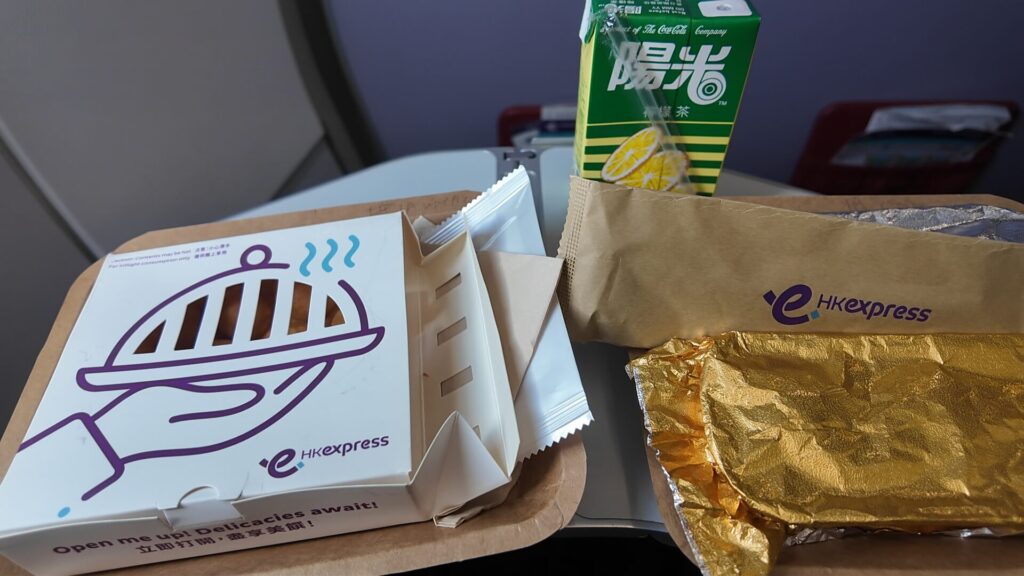香港エクスプレス機内食